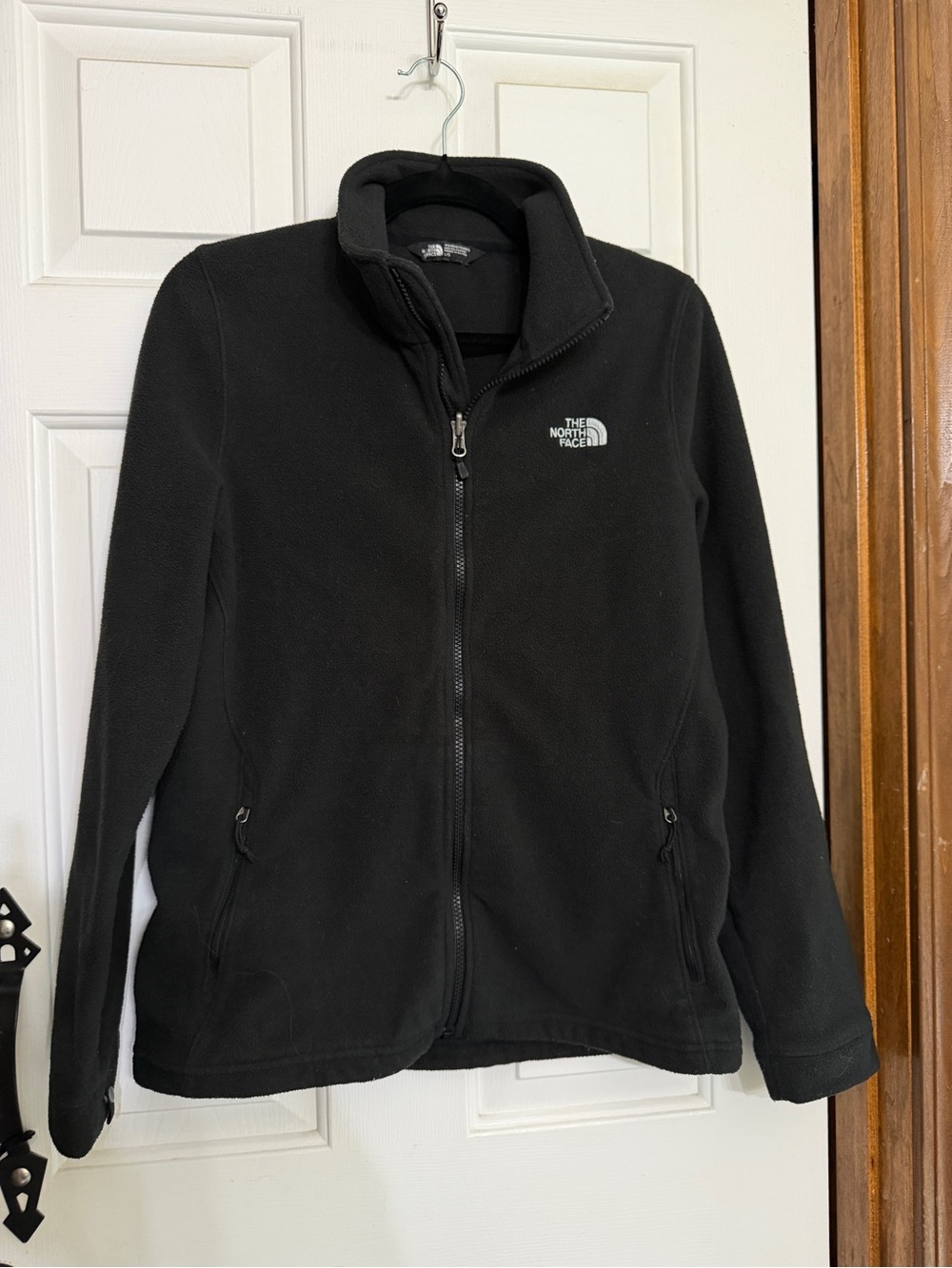 The North Face Black Fleece Zip up Women’s Large